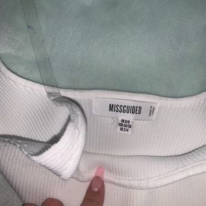 Missguided white bodysuit